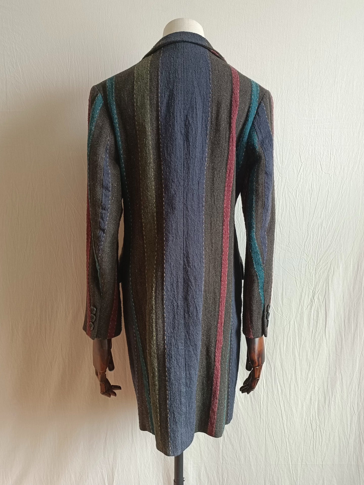 Yohji Yamamoto Striped Wool Jacket