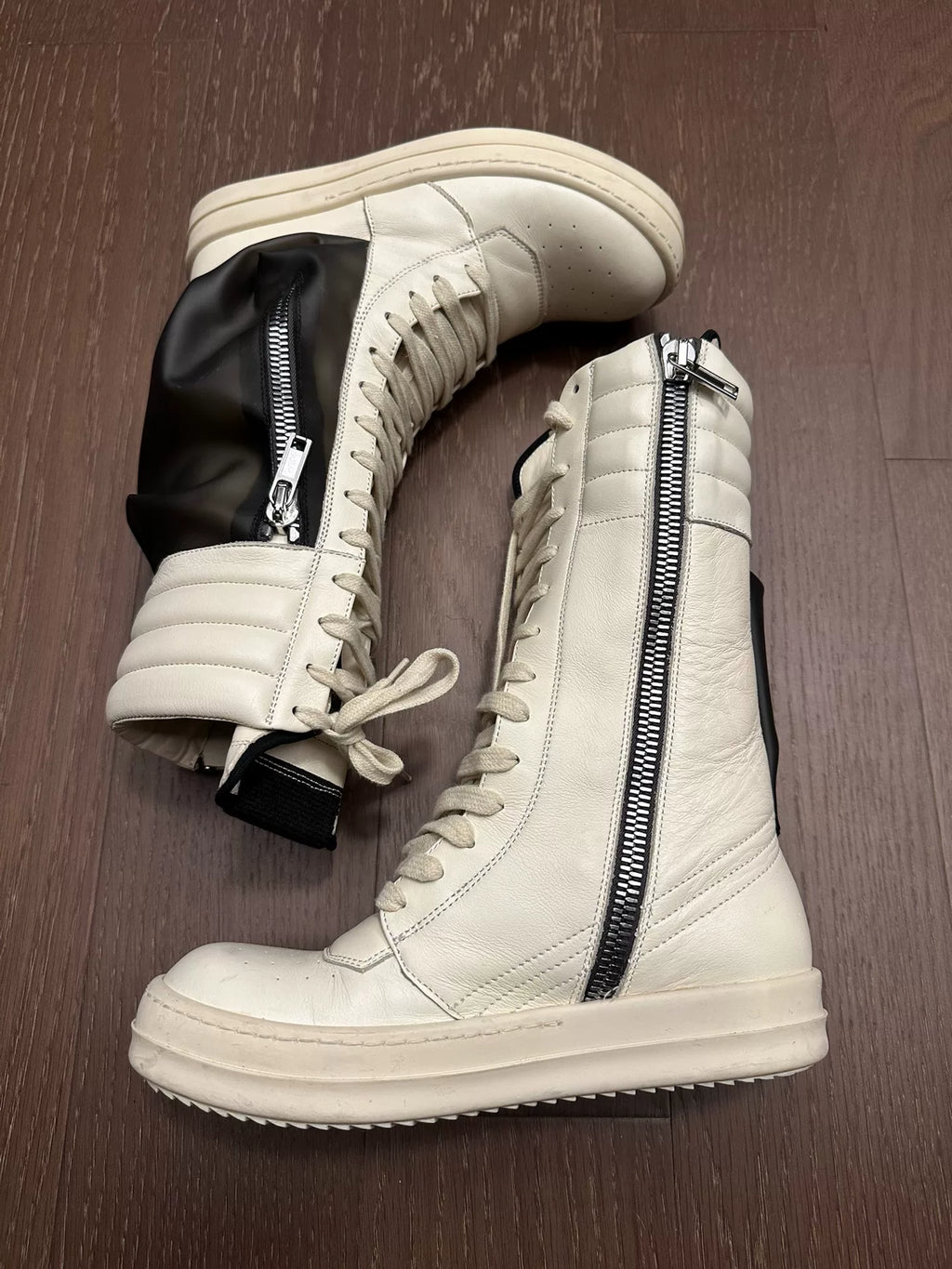 Rick Owens Cargo basket riding boots