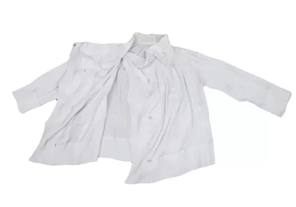 Issey Miyake Vintage White Main Line Pleated Top