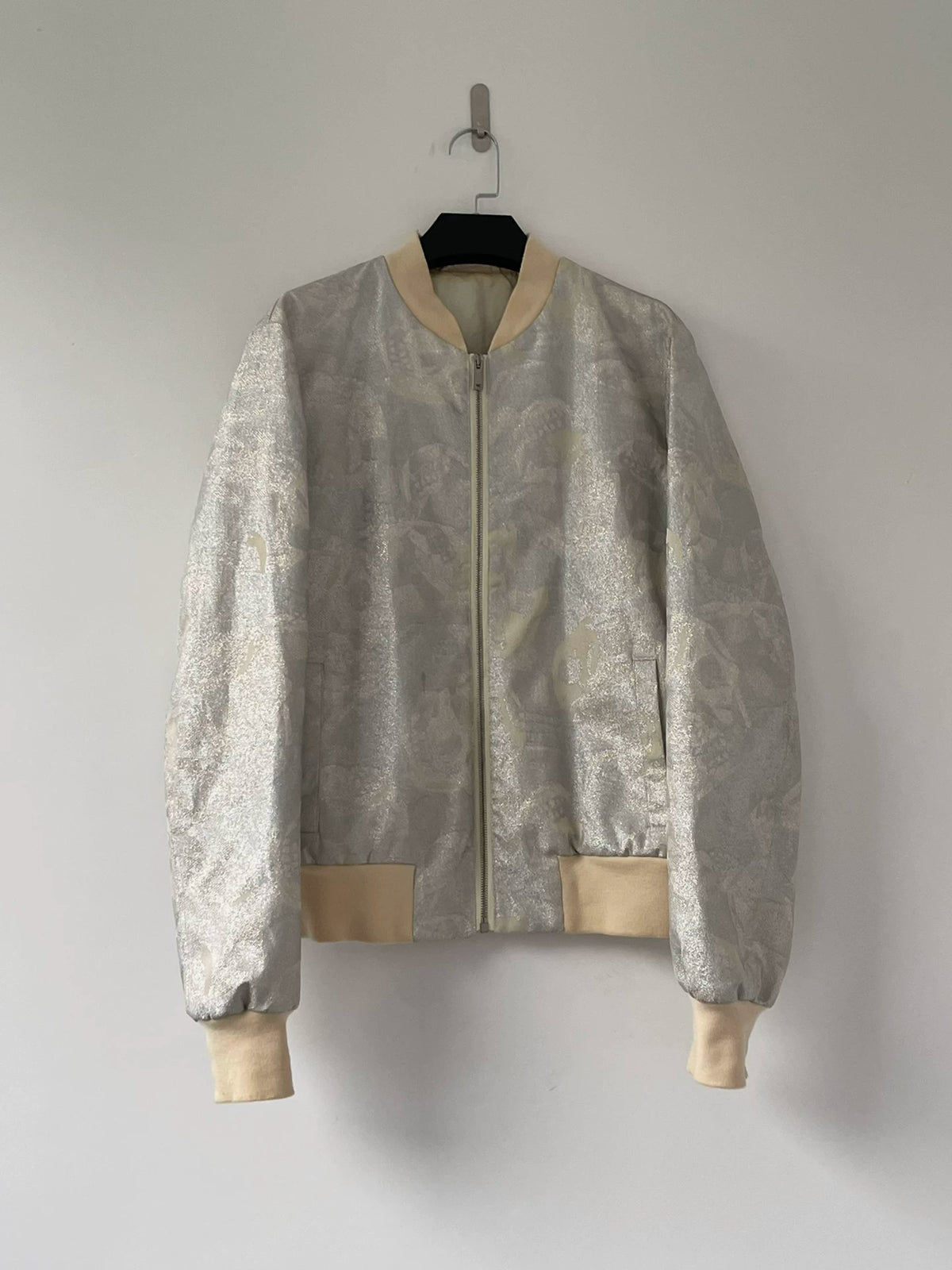 Alexander McQueen | S/S15 Silver Thread Bomber Jacket