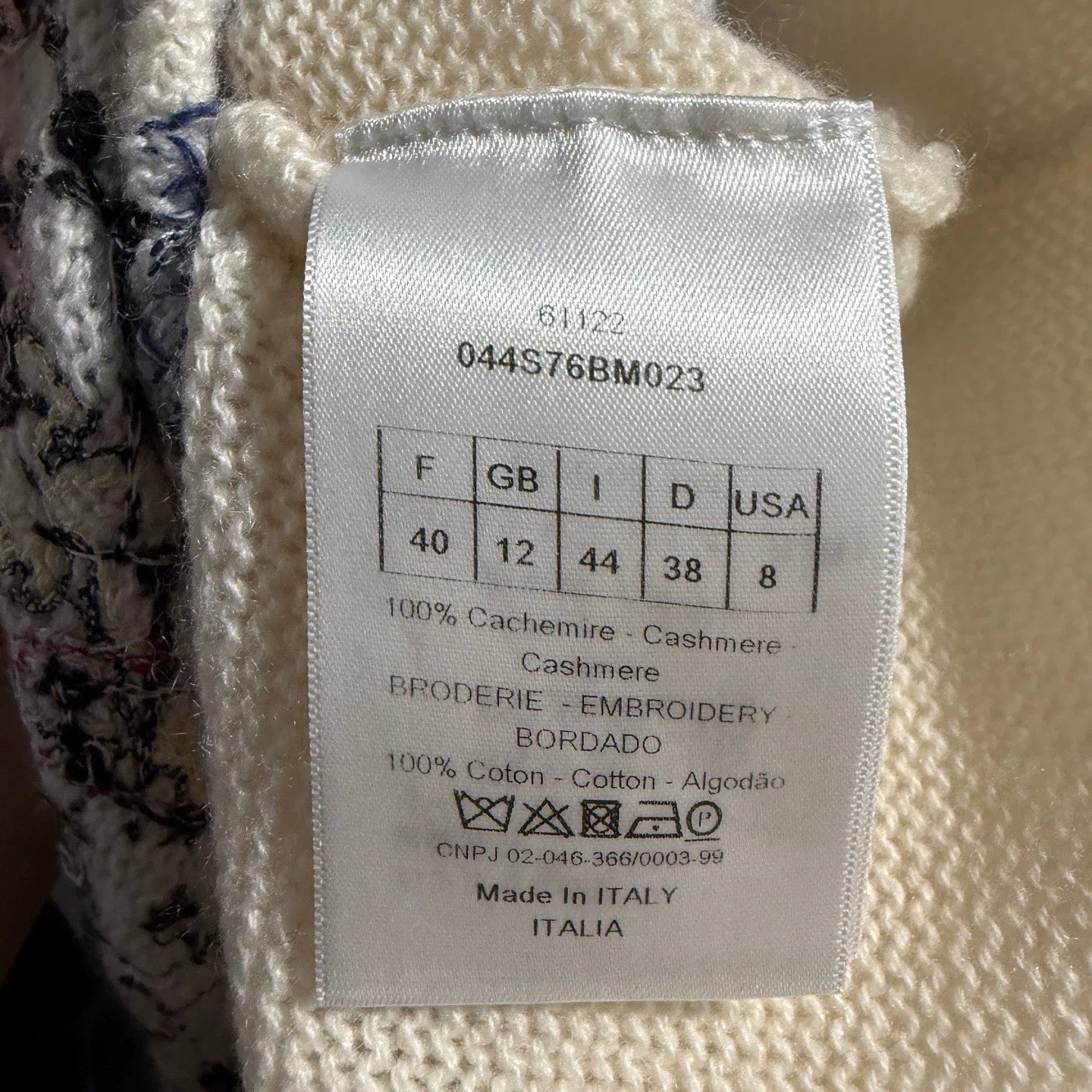 Dior Constellation Cashmere Sweater