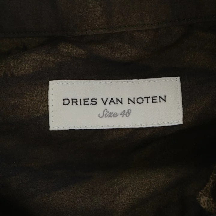 Dries Van Noten Floral Print Long Sleeve Shirt