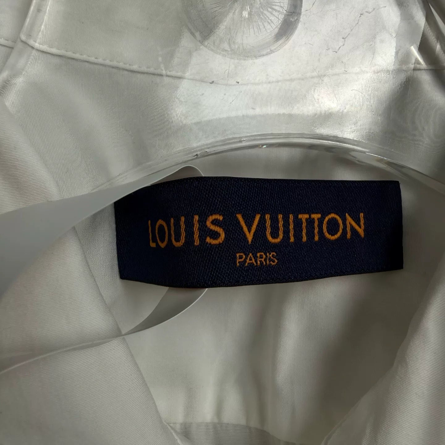 Louis Vuitton White Embroidered Shirt