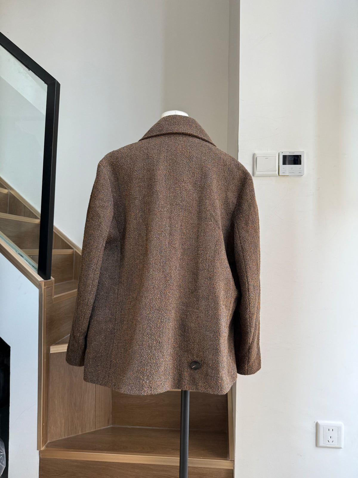 Namacheko FW20 Eternal Flower Asymmetric Zip-Up Jacket