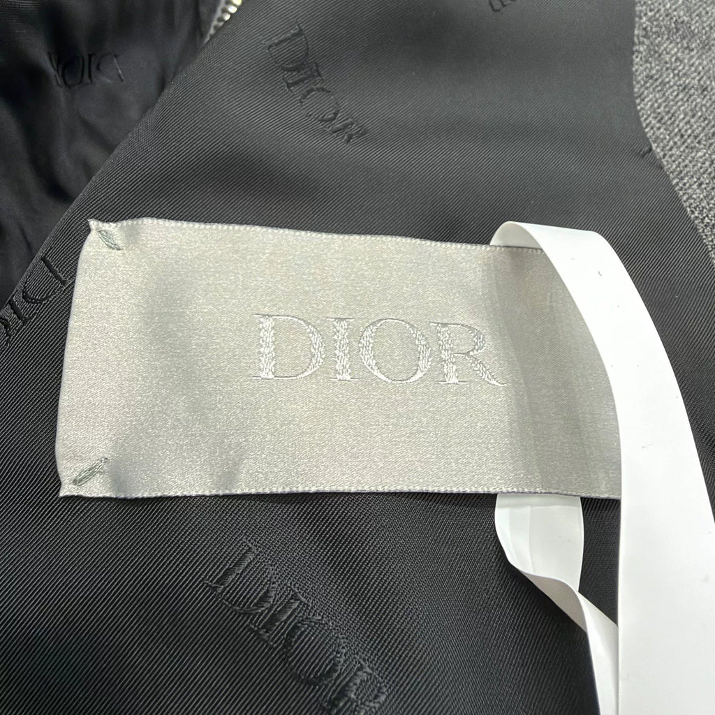 Dior Detachable Sleeve Wool Jacket