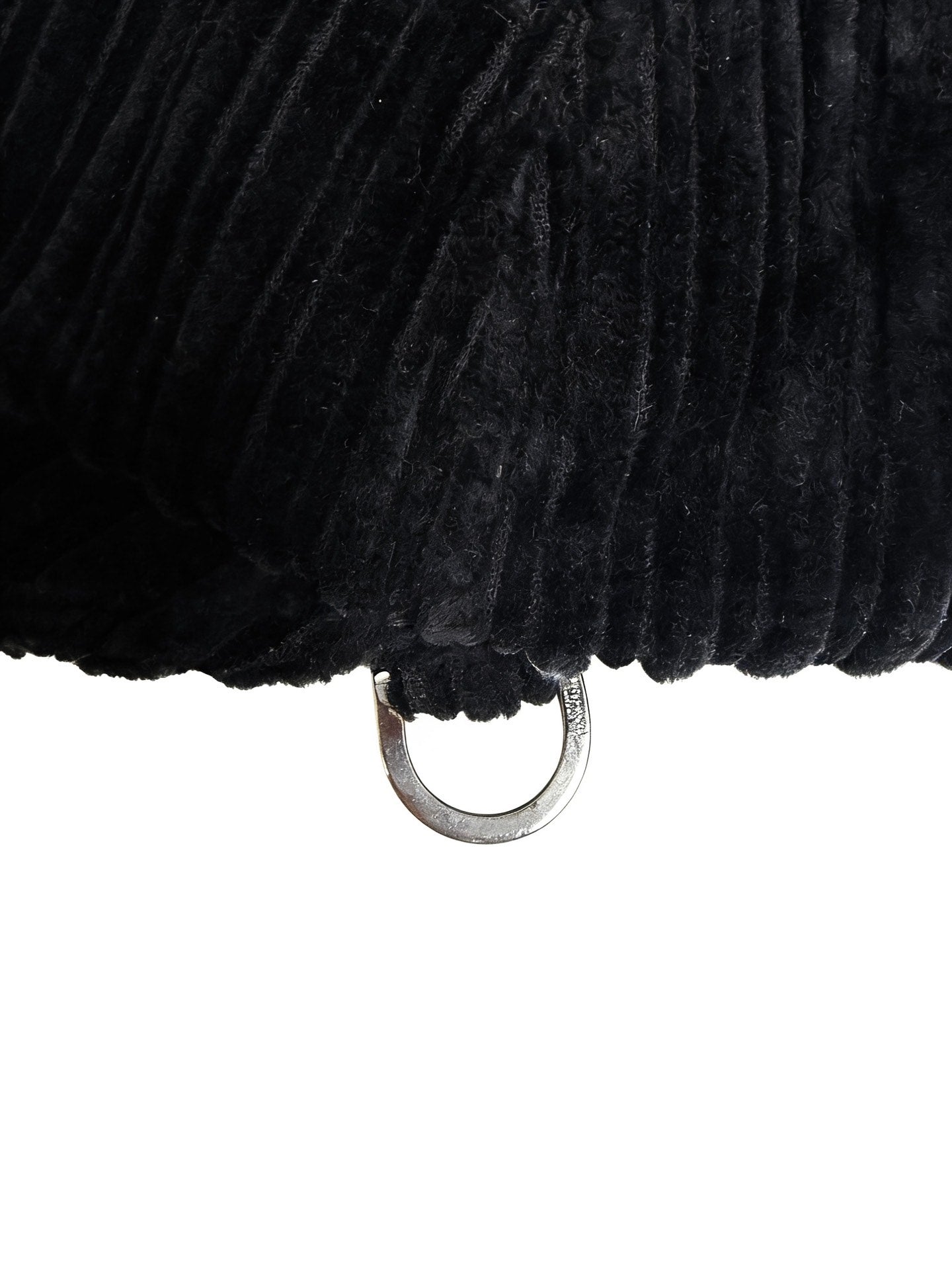 Mastermind Japan Mainline 11AW Velvet D-Ring Silver Embroidered Skull Hat