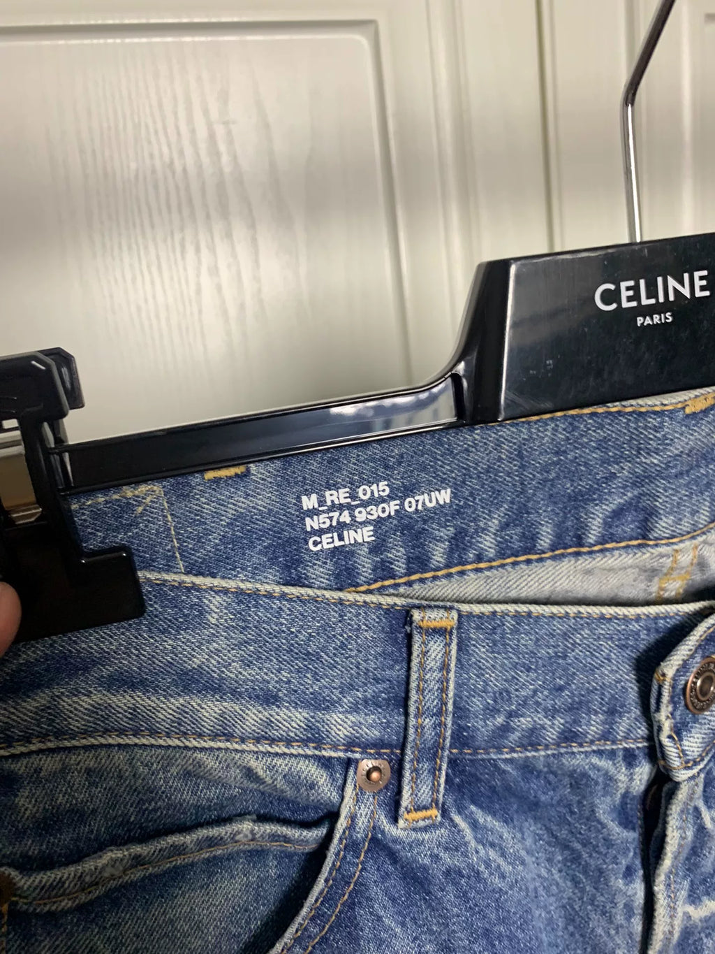Celine 24FW Union Wash Kurt Beige Jeans