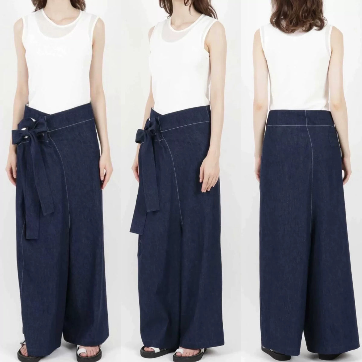 Y's Yohji Yamamoto SS22 Iron Ring Strap Trousers