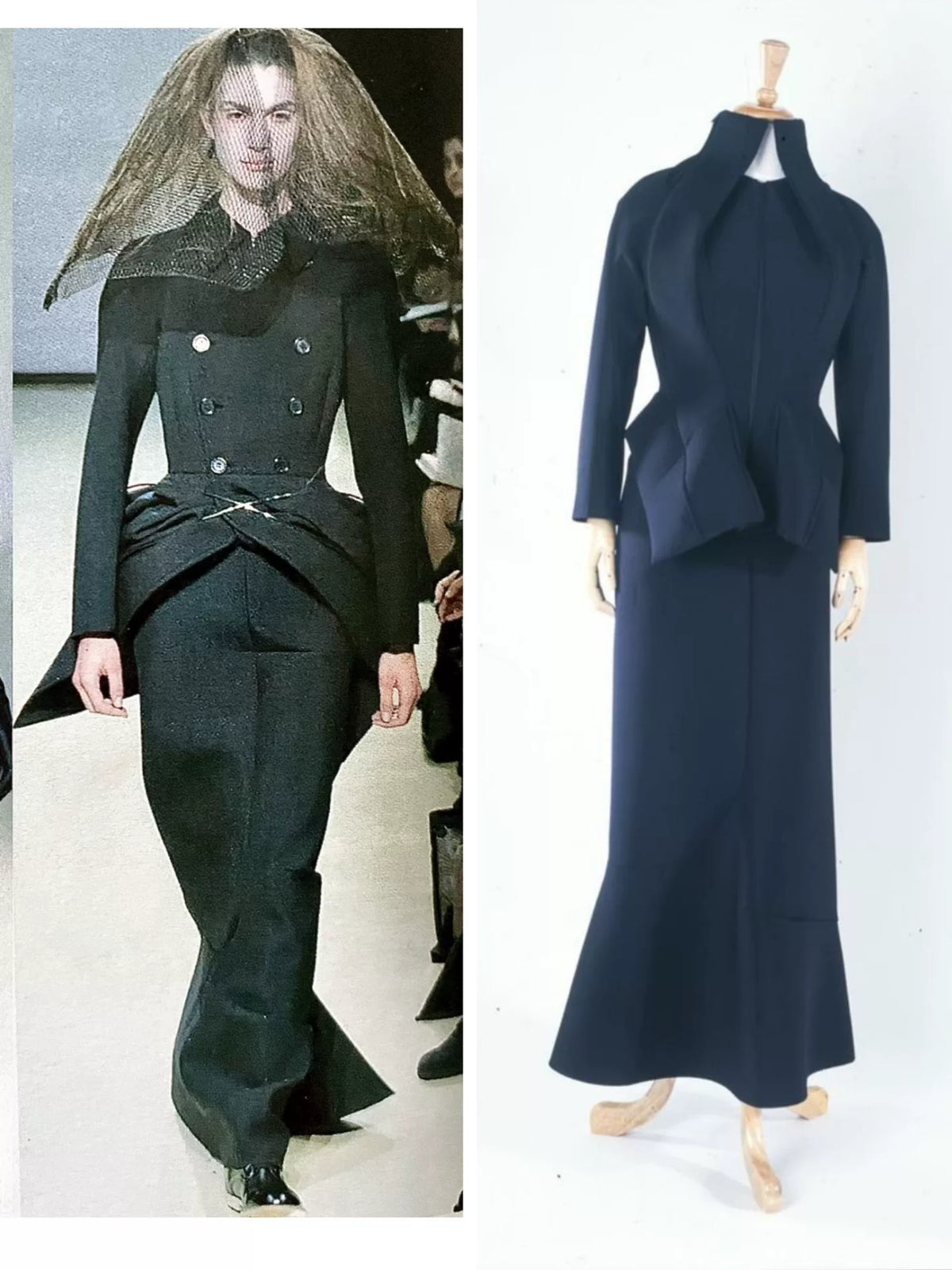 Junya Watanabe 1999 Fitted Mermaid Skirt