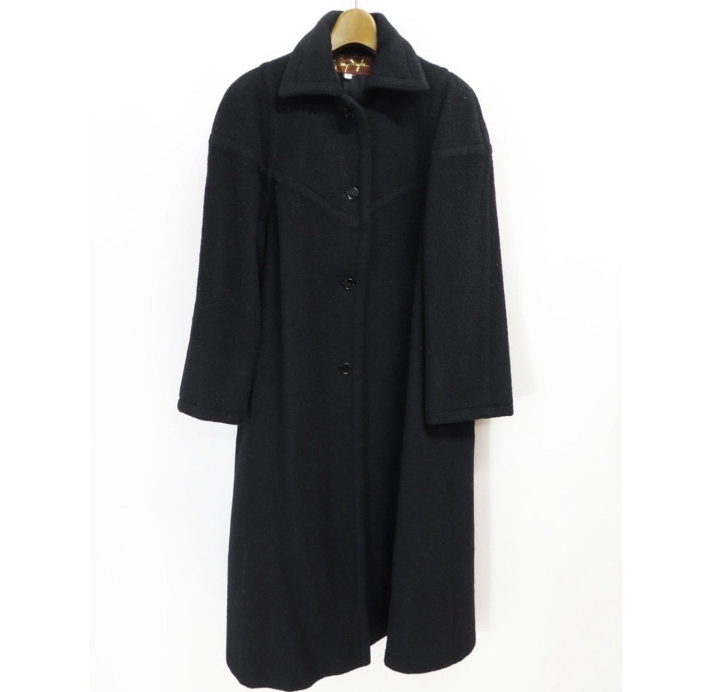 1980s Thierry Mugler Wool Melton Coat
