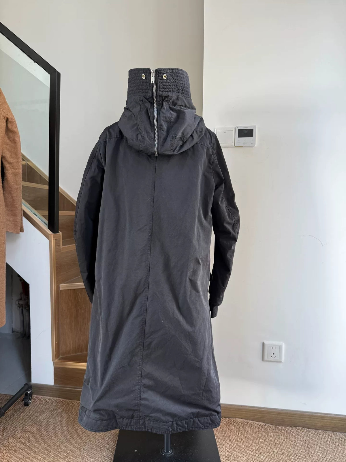 Rick DRKSHDW Owens Padded Hooded Coat