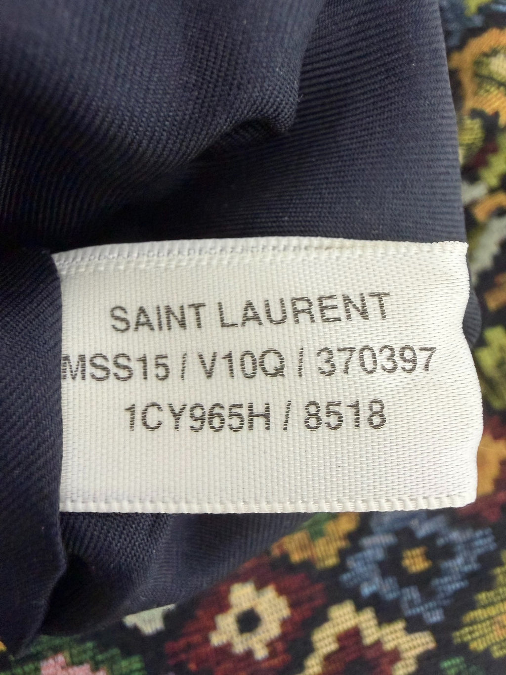 Saint Laurent Slp15ss Multicolor Suit