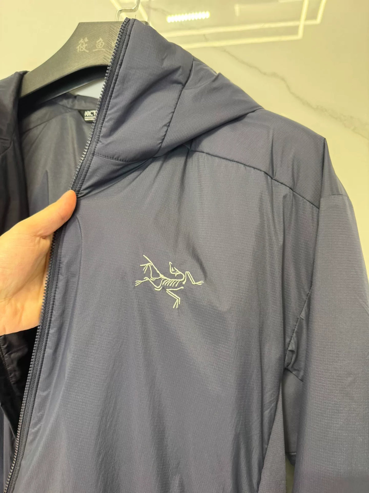 Arc'teryx Sapphire Black Hooded Cotton Jacket