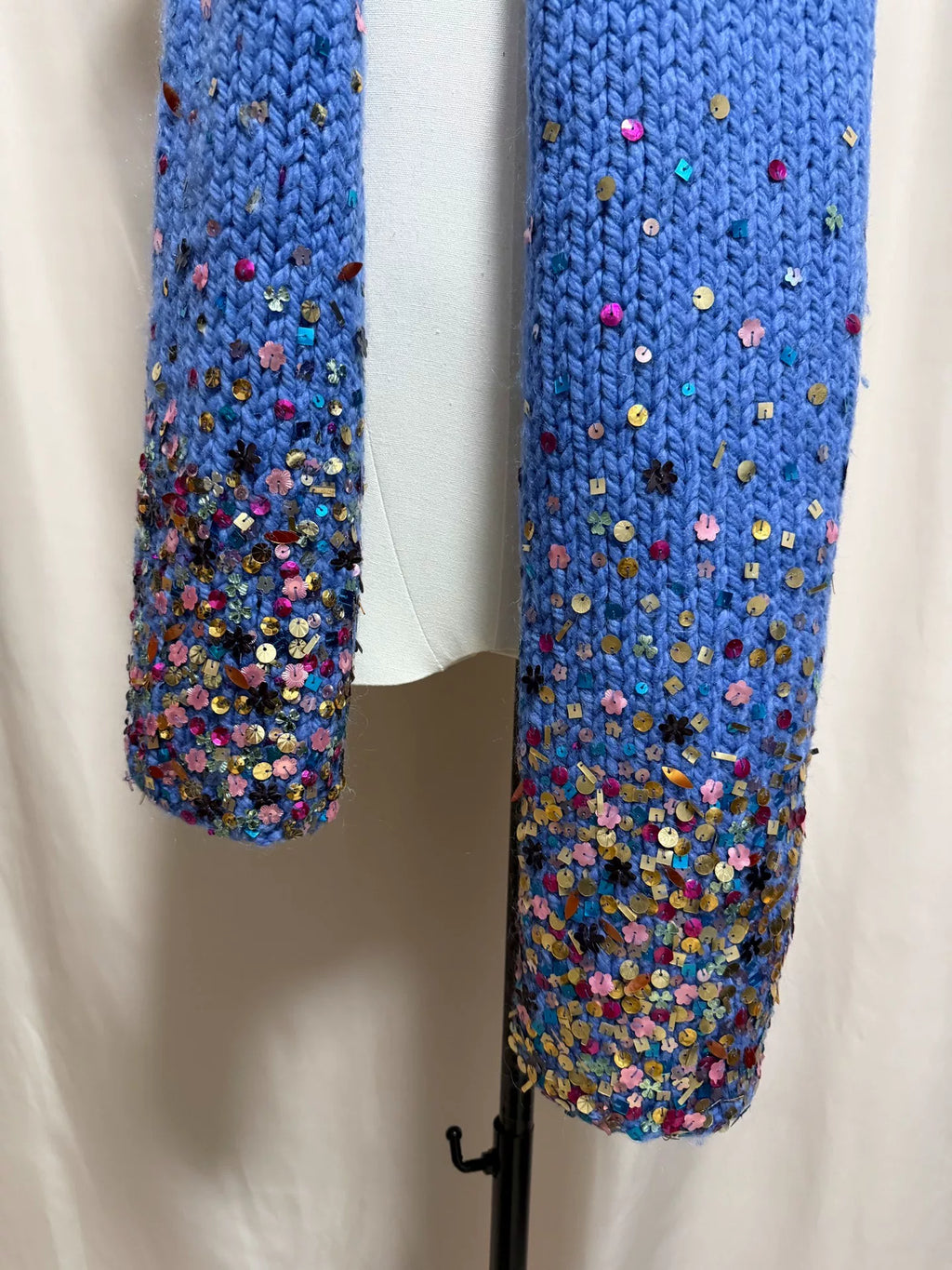 Dries Van Noten Sequin Fringe Scarf