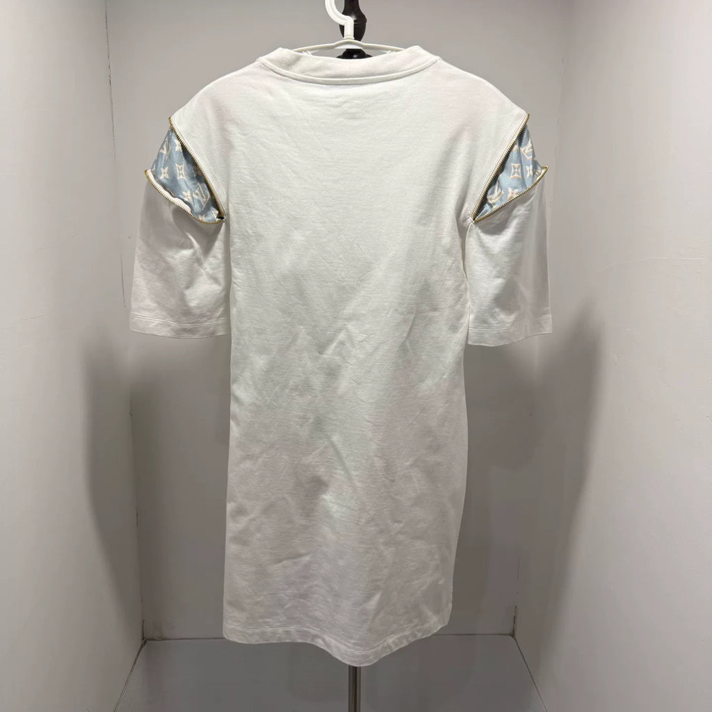 Louis Vuitton Zip Color-Block Monogram Dress