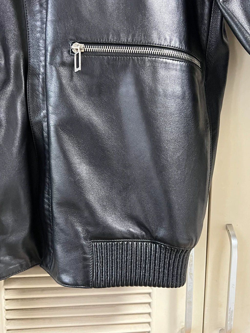 Dior Black Lambskin Biker Jacket