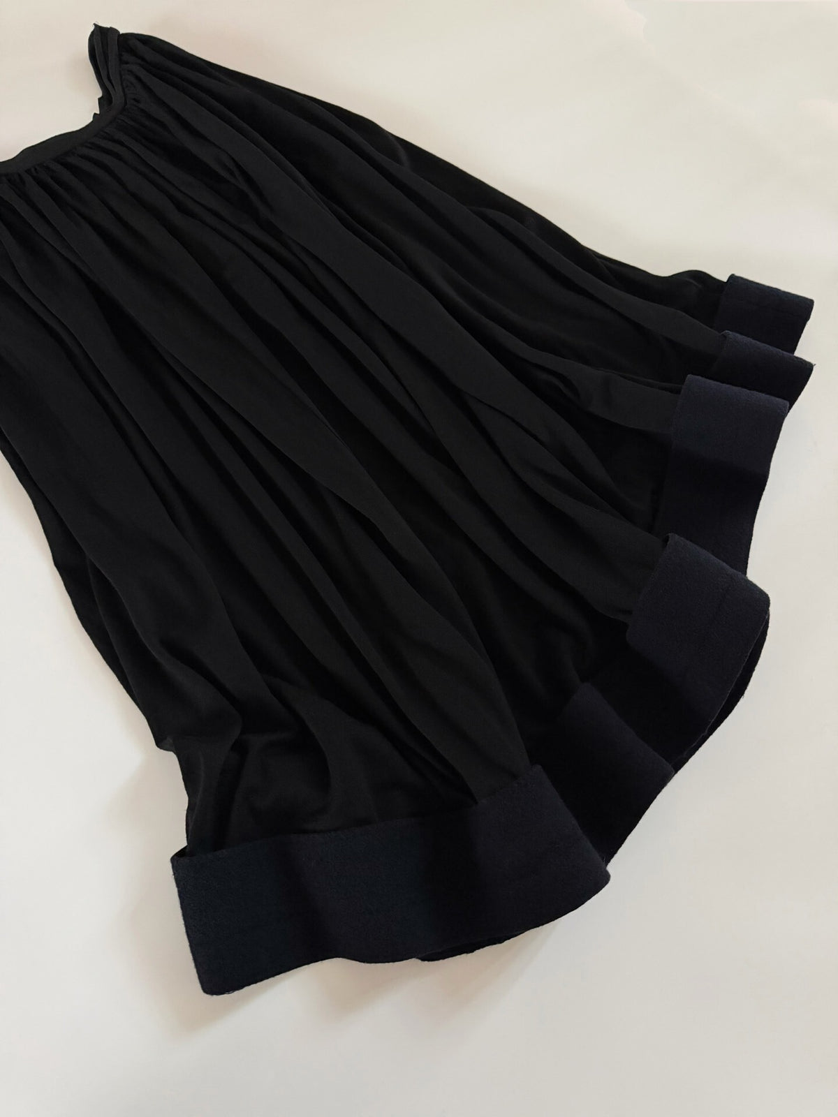 Yohji Yamamoto Fall/Winter 2002 runway piece Draped large wool umbrella skirt