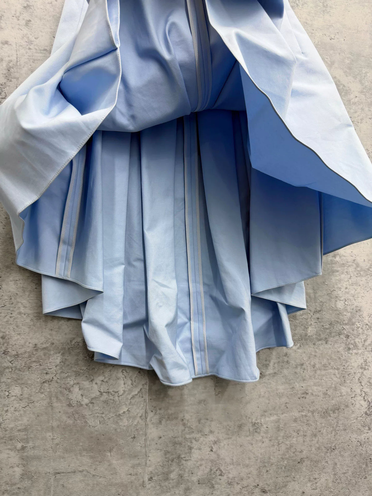Dior Ribbon Pleated Skirt