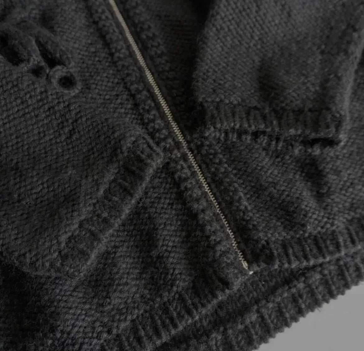 Yohji Yamamoto Wool Zip-Up Jacket