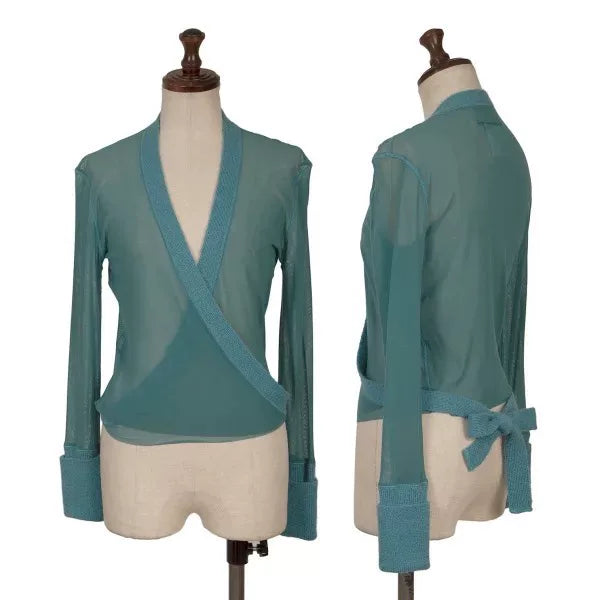 Jean Paul Gaultier Vintage Blue Mesh Top