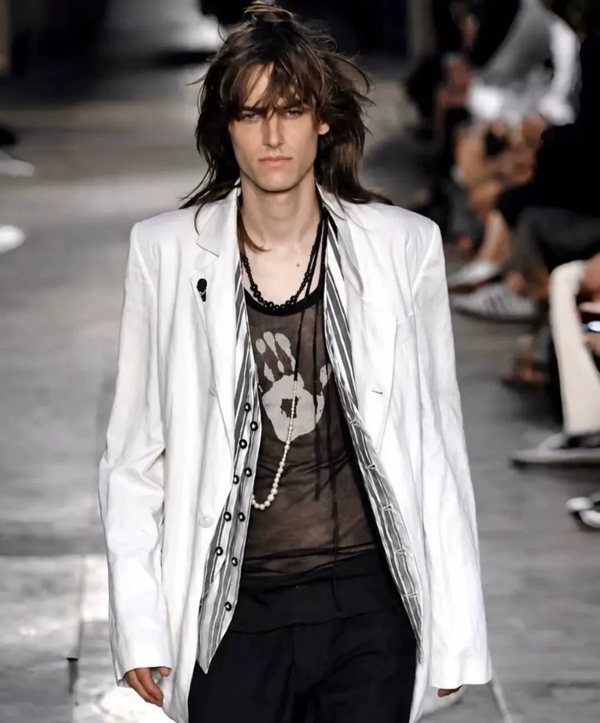 Ann Demeulemeester SS07 Runway Wool Jacket