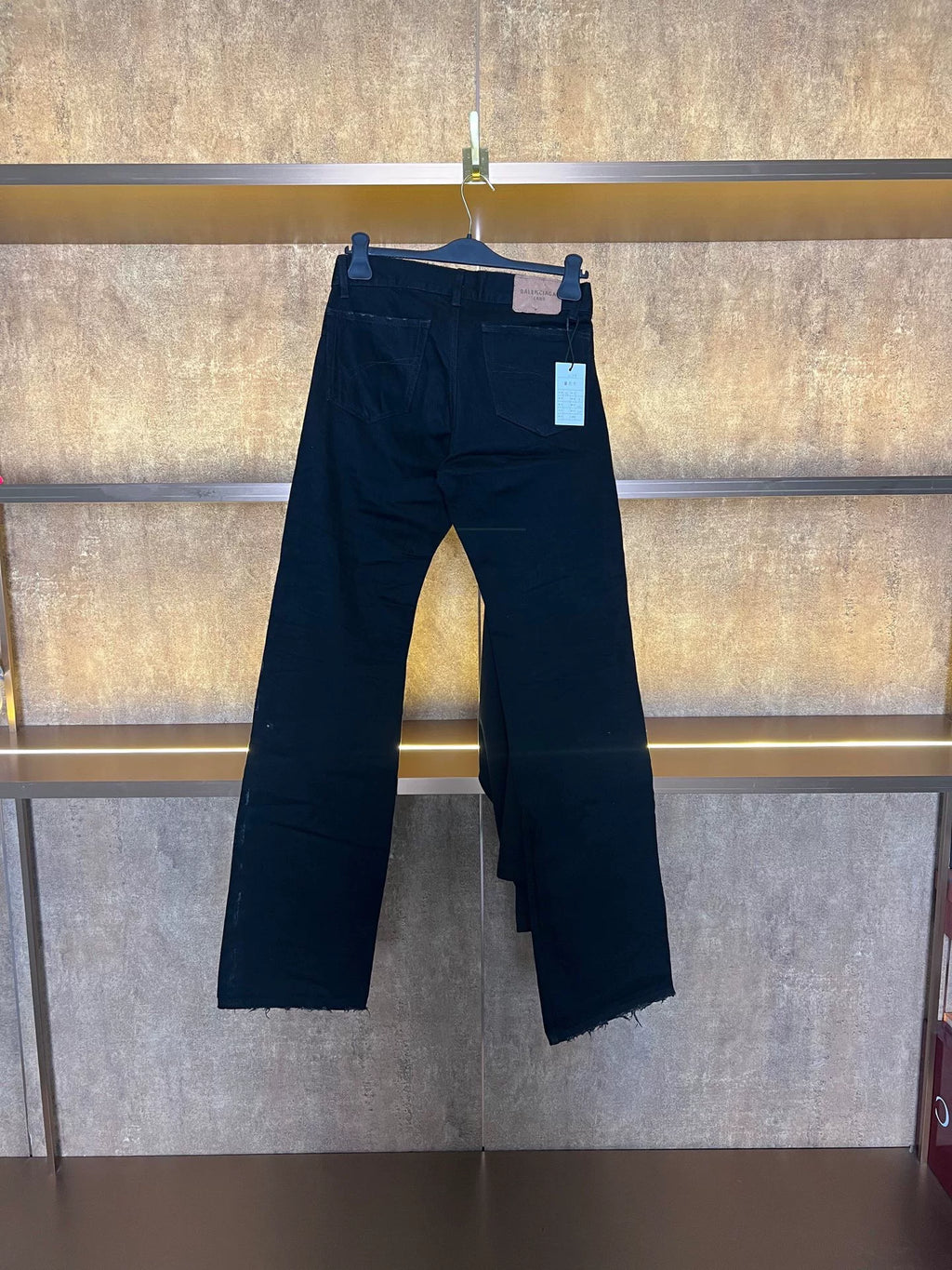 Balenciaga Side Seam Denim Shorts