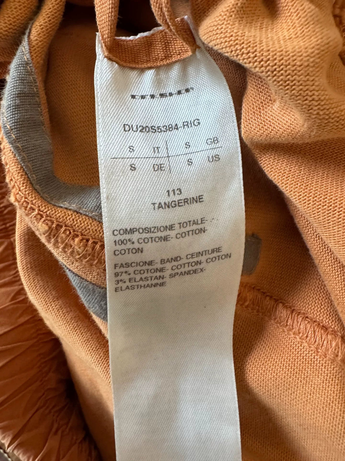 Rick Owens Orange Shorts
