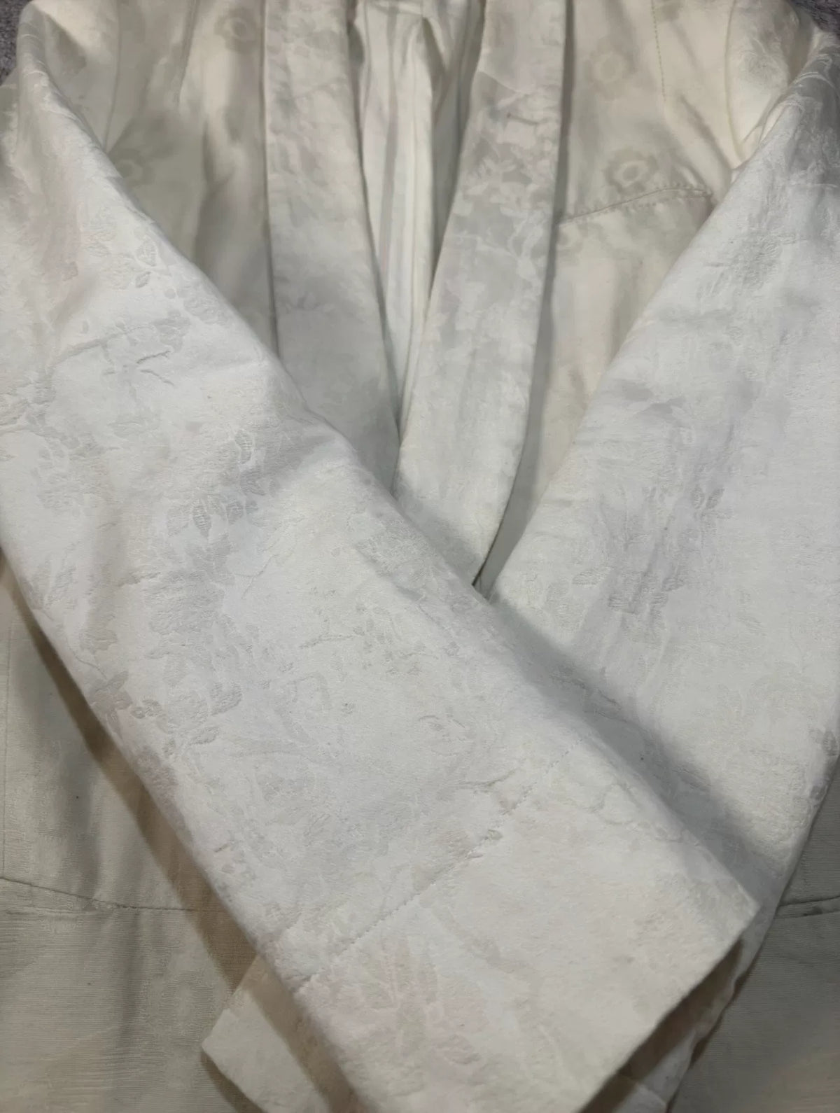 Ann Demeulemeester SS12 Jacquard Shawl-Collar Blazer