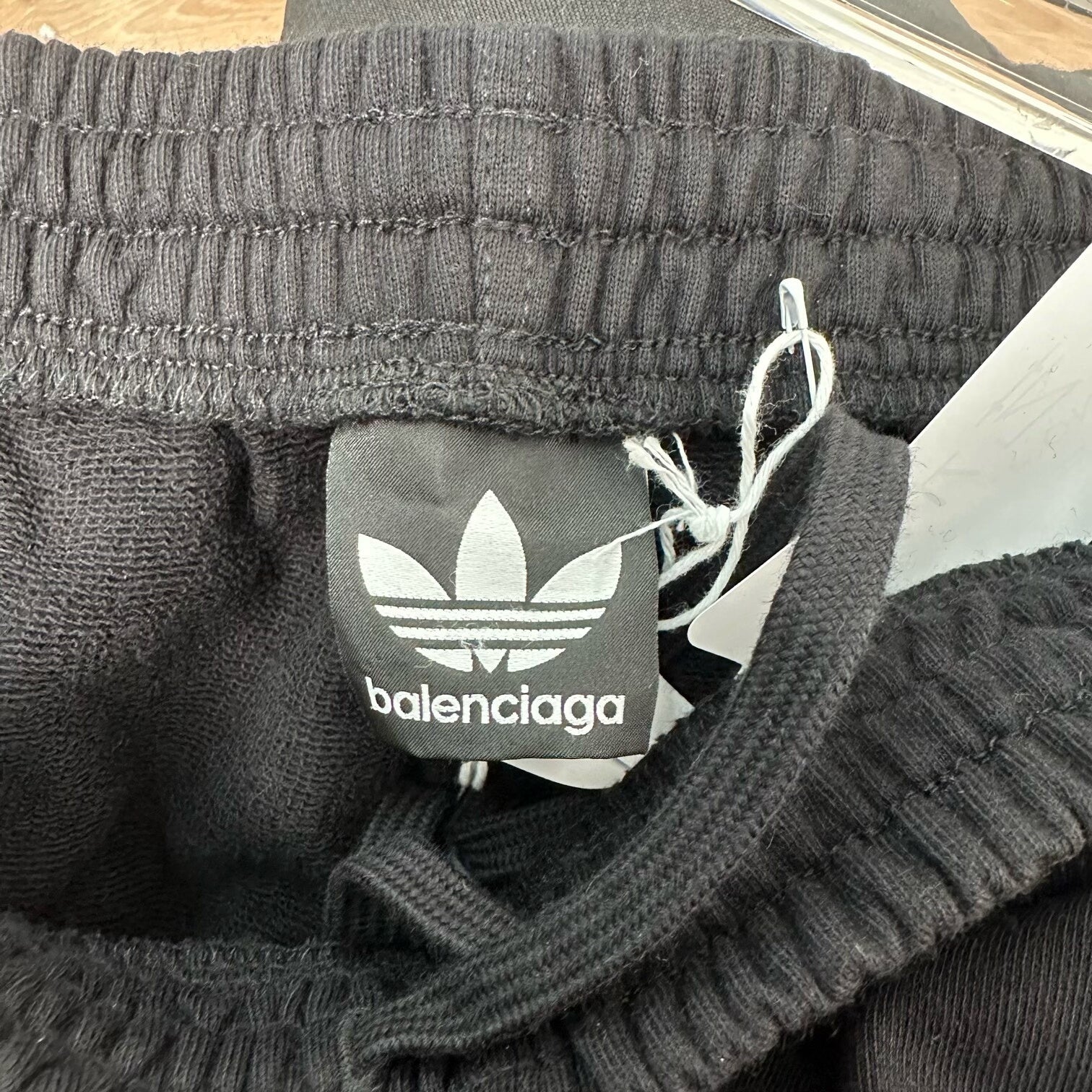 Balenciaga x adidas Collab Black Sweatpants