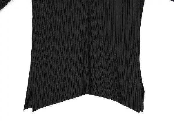 Issey Miyake Vintage Black Pleated Top