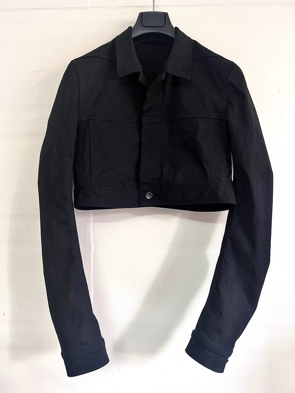 Rick Owens SS18 Runway Nylon Standing Collar Jacket