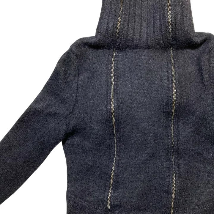 Ann Demeulemeester Alpaca Zip-Up Jacket