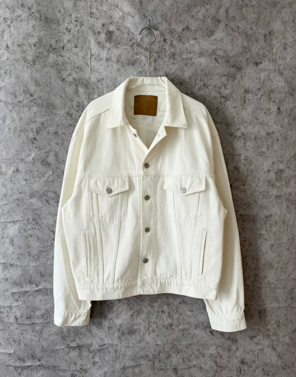 Balenciaga Back-Print Denim Jacket