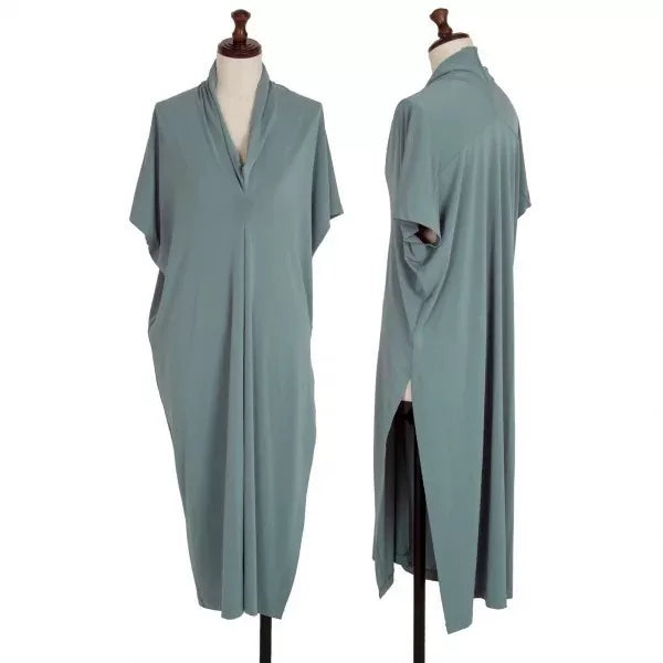 Issey Miyake Vintage Grey Blue Dress