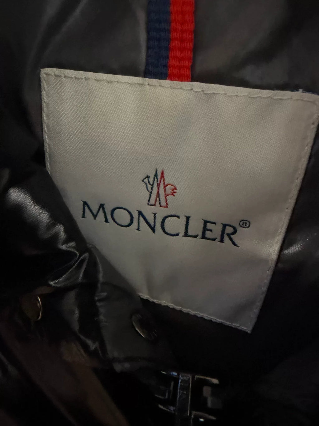 Moncler Tibb Black Glossy Down Vest