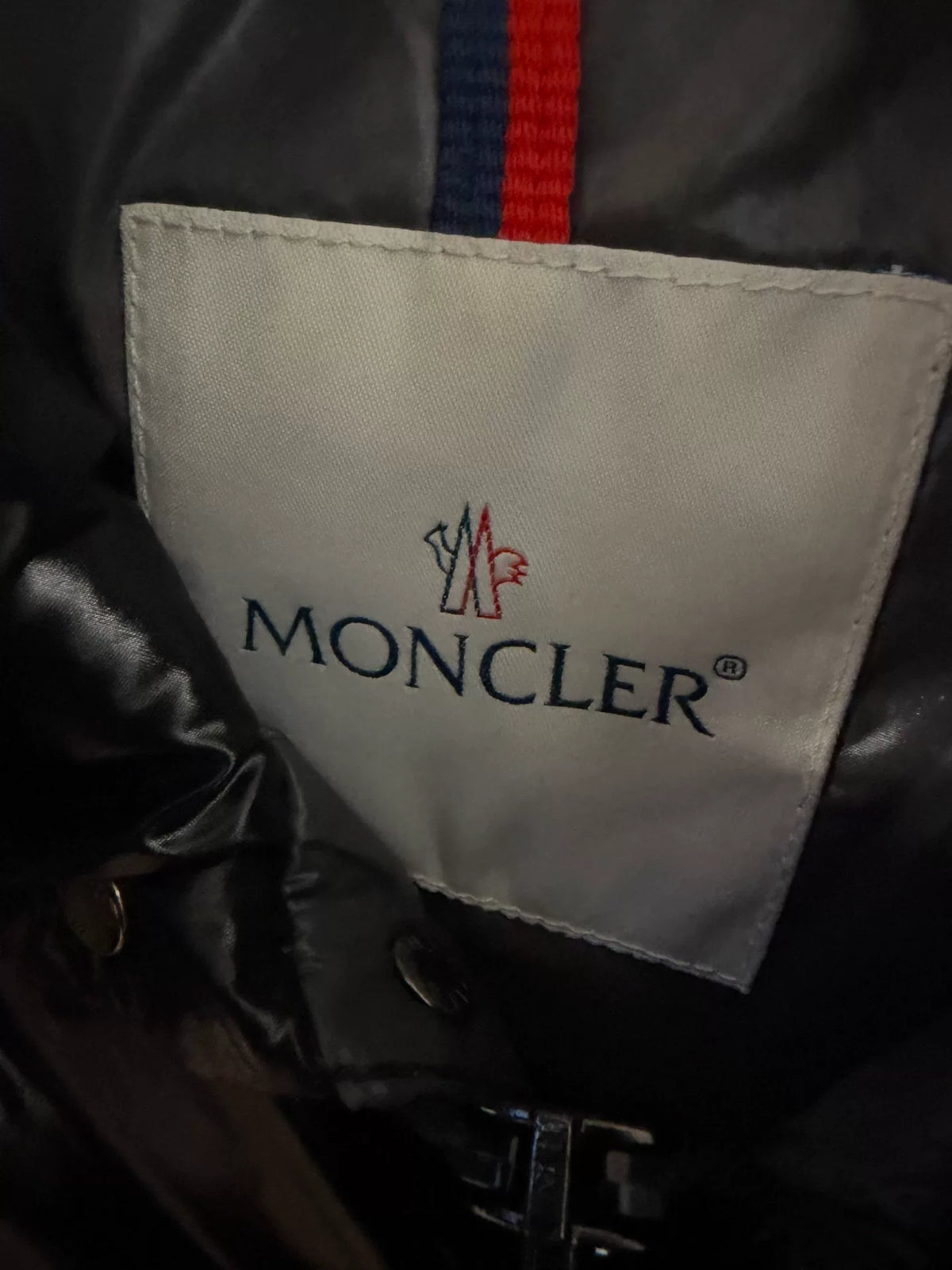 Moncler Tibb Black Glossy Down Vest