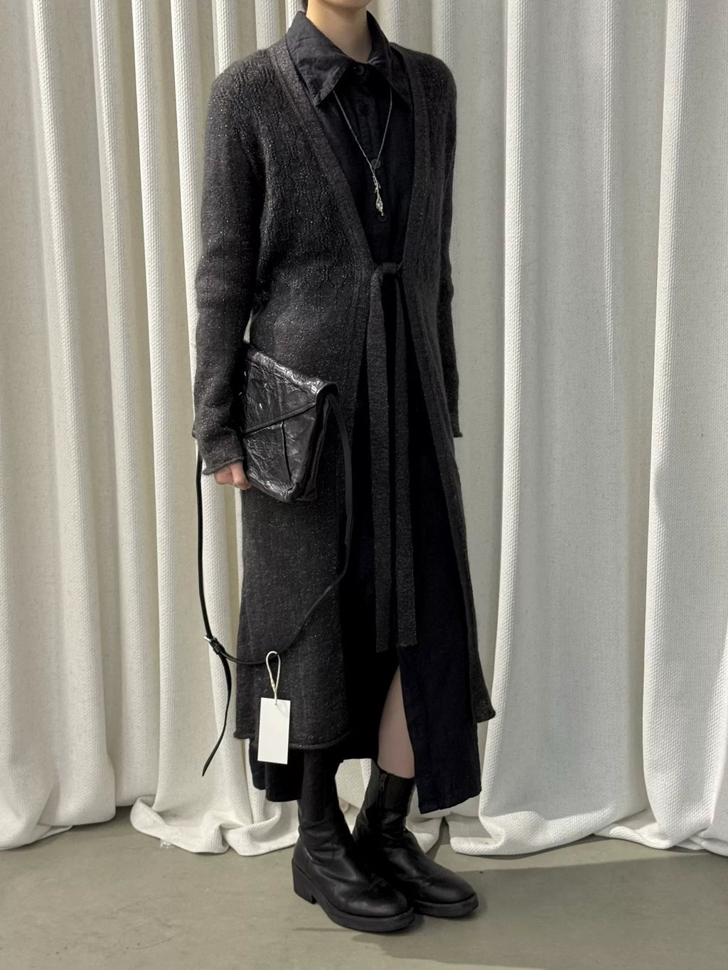 Maison Margiela｜AW2017 One-Piece Elephant Grey Crossbody Bag