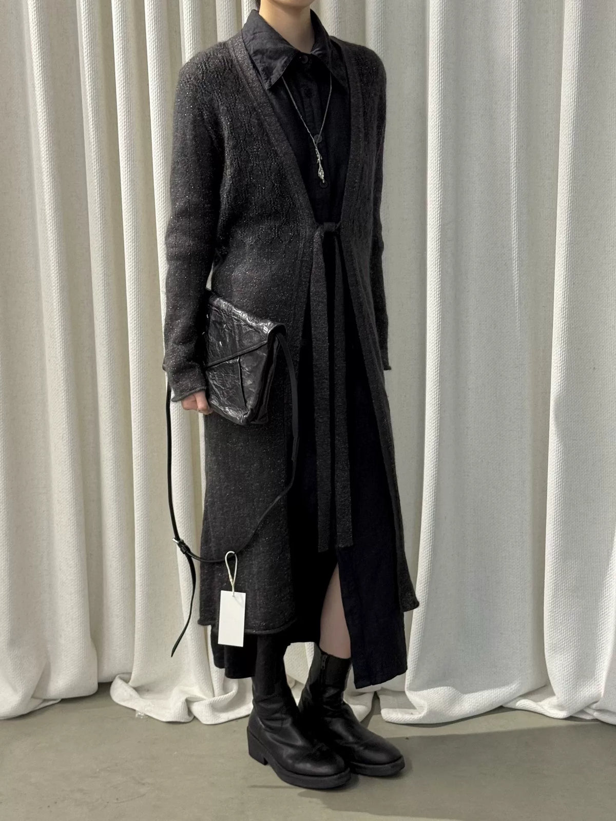Maison Margiela｜AW2017 One-Piece Elephant Grey Crossbody Bag
