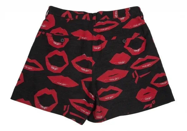 Issey Miyake Vintage Lip Print Shorts