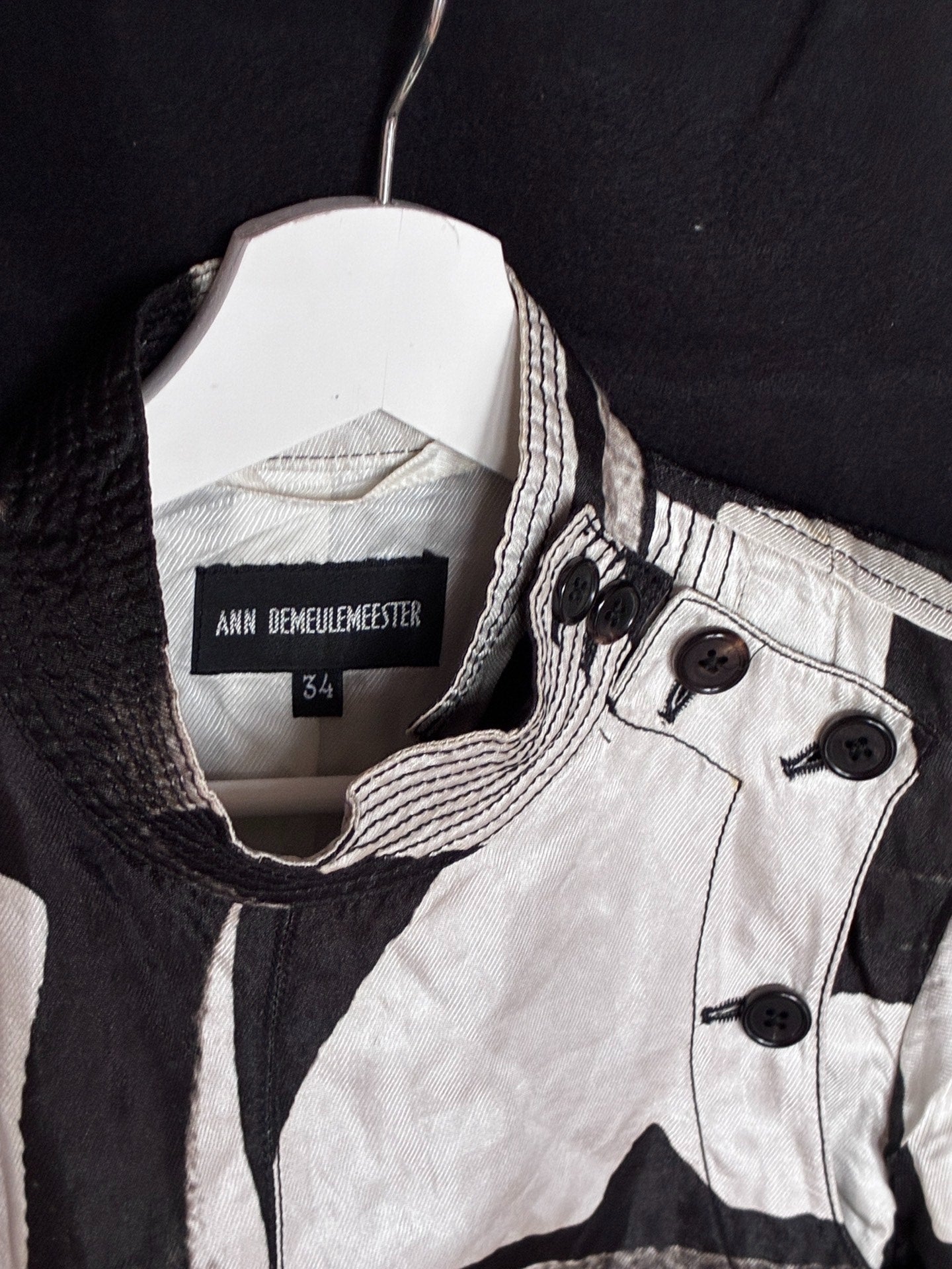 Ann Demeulemeester 11SS Runway Silk Jacket Silk Jacket