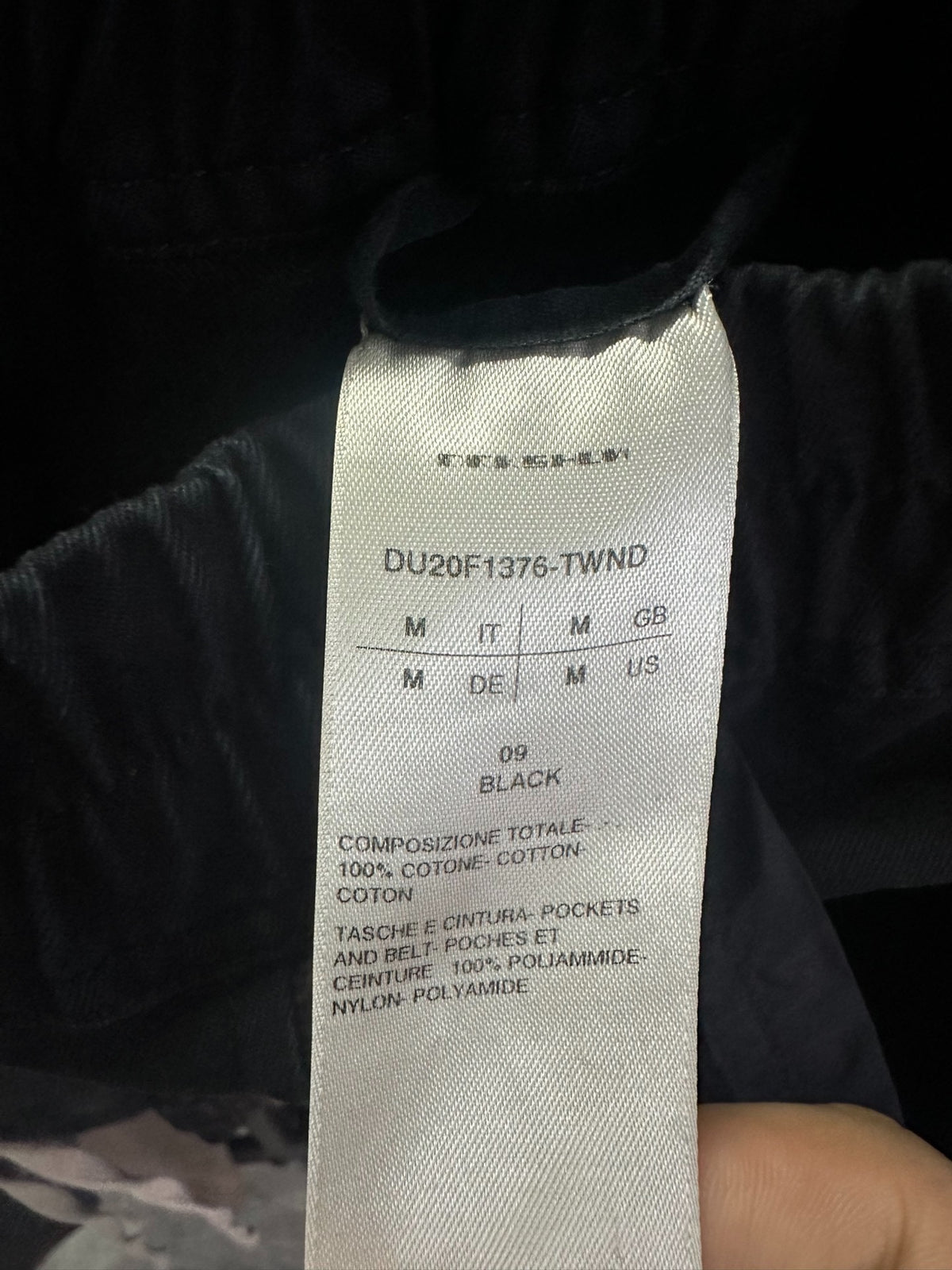 Rick Owens mainline patchwork nylon pocket double-ring cargo pants