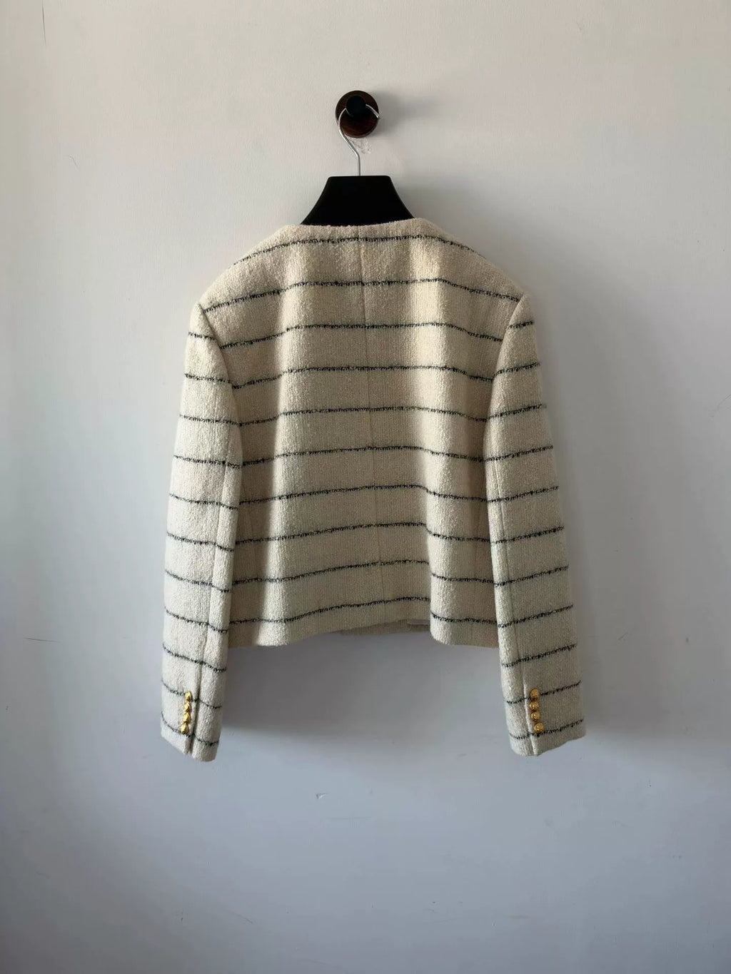 Celine Striped Tweed Jacket