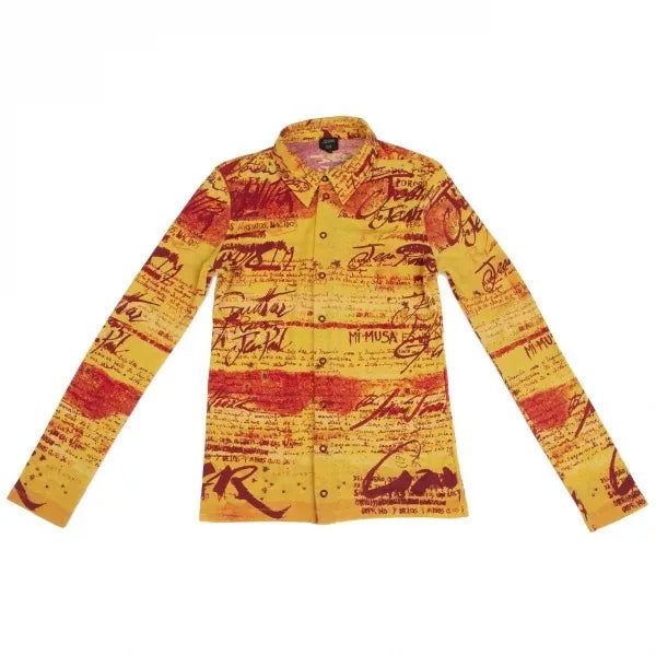 Jean Paul Gaultier Vintage Yellow Pattern Shirt