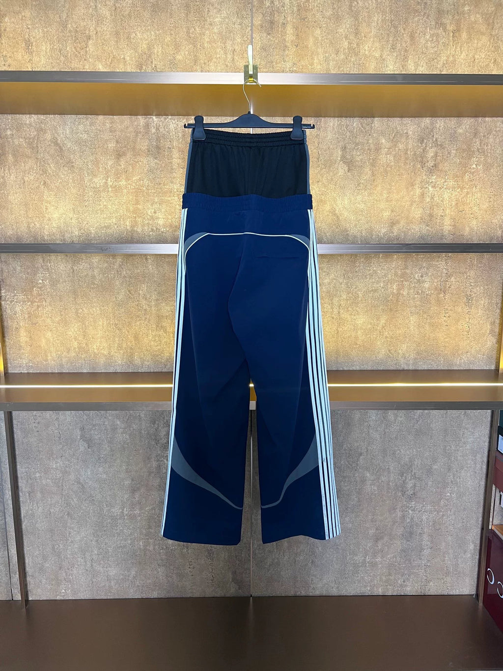 Balenciaga Double Waist Splice Trousers