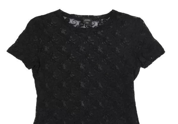 Jean Paul Gaultier Vintage Black Lace Floral Mesh Top