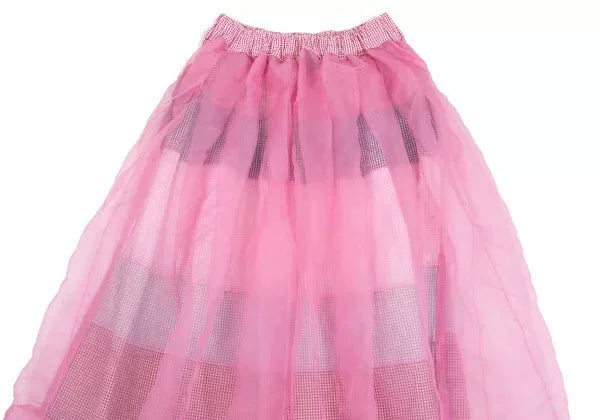 COMME des GARCONS Vintage Pink Plaid Skirt