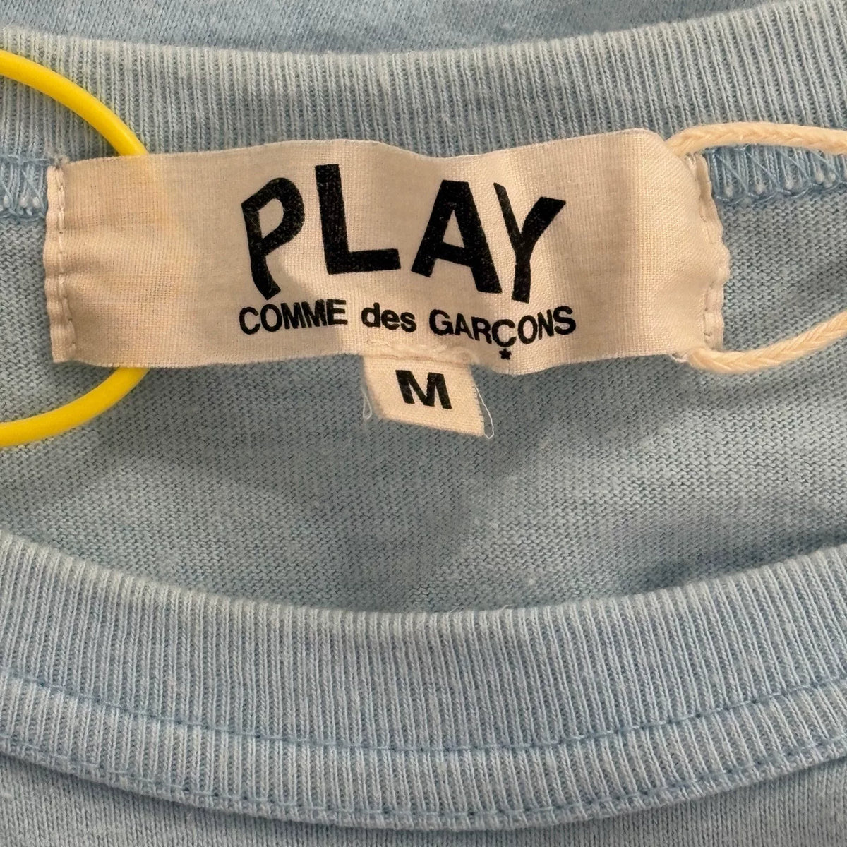 Comme Des Garçons Red Heart Crew Neck Top