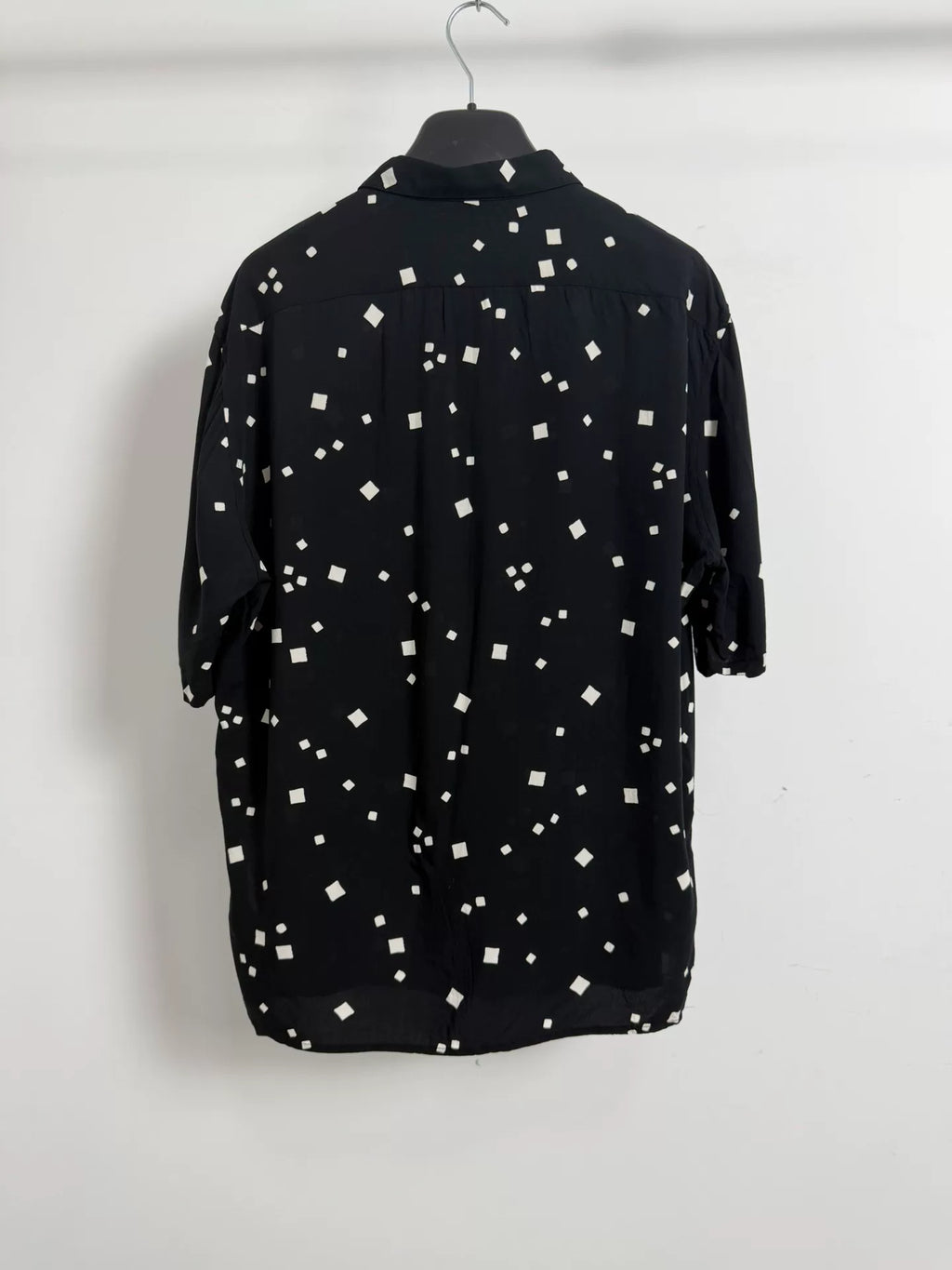 Saint Laurent SS20 Confetti Square Dot Viscose Shirt