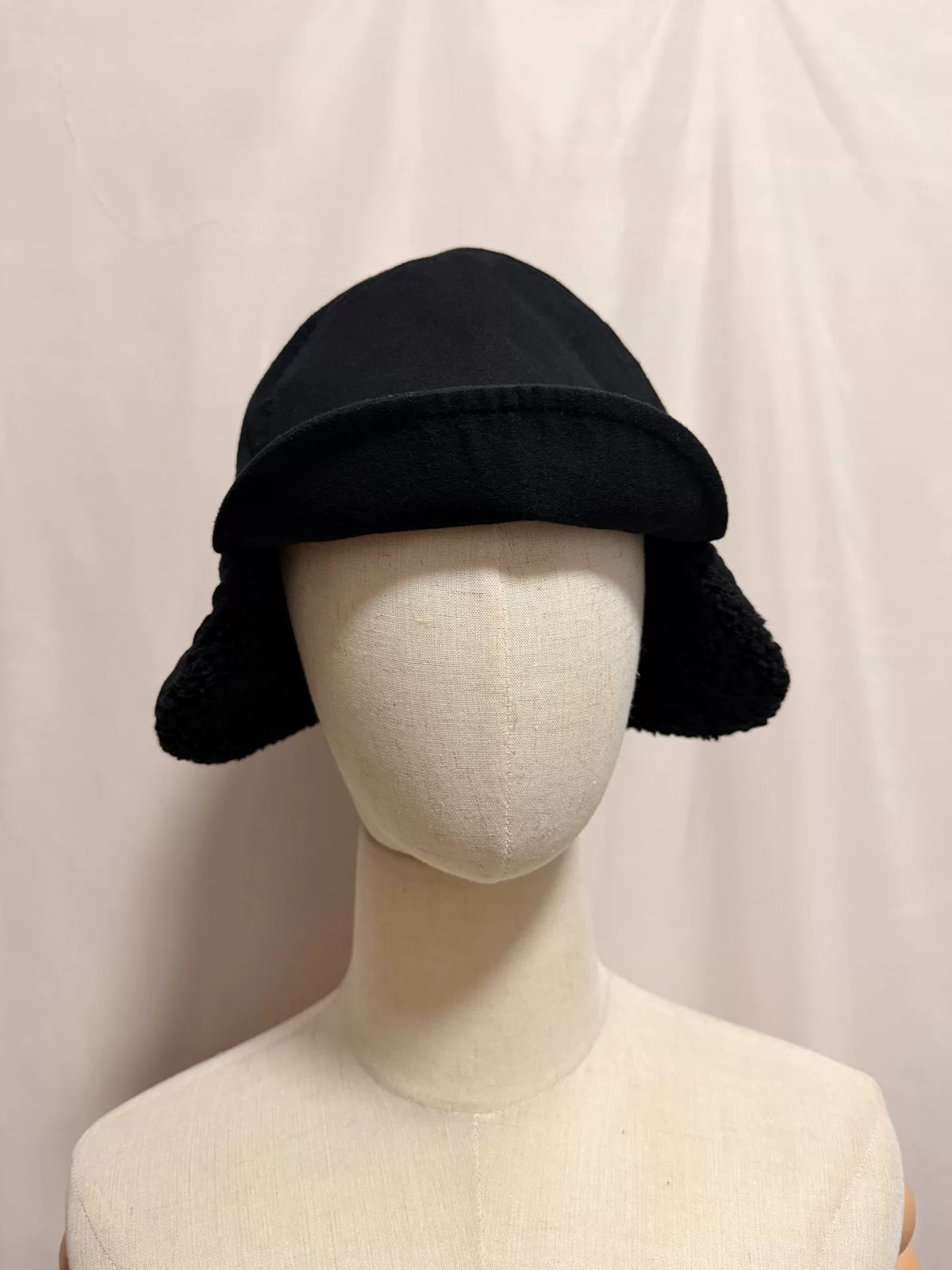 Y's Yohji Yamamoto Black Bendable Brim Hat