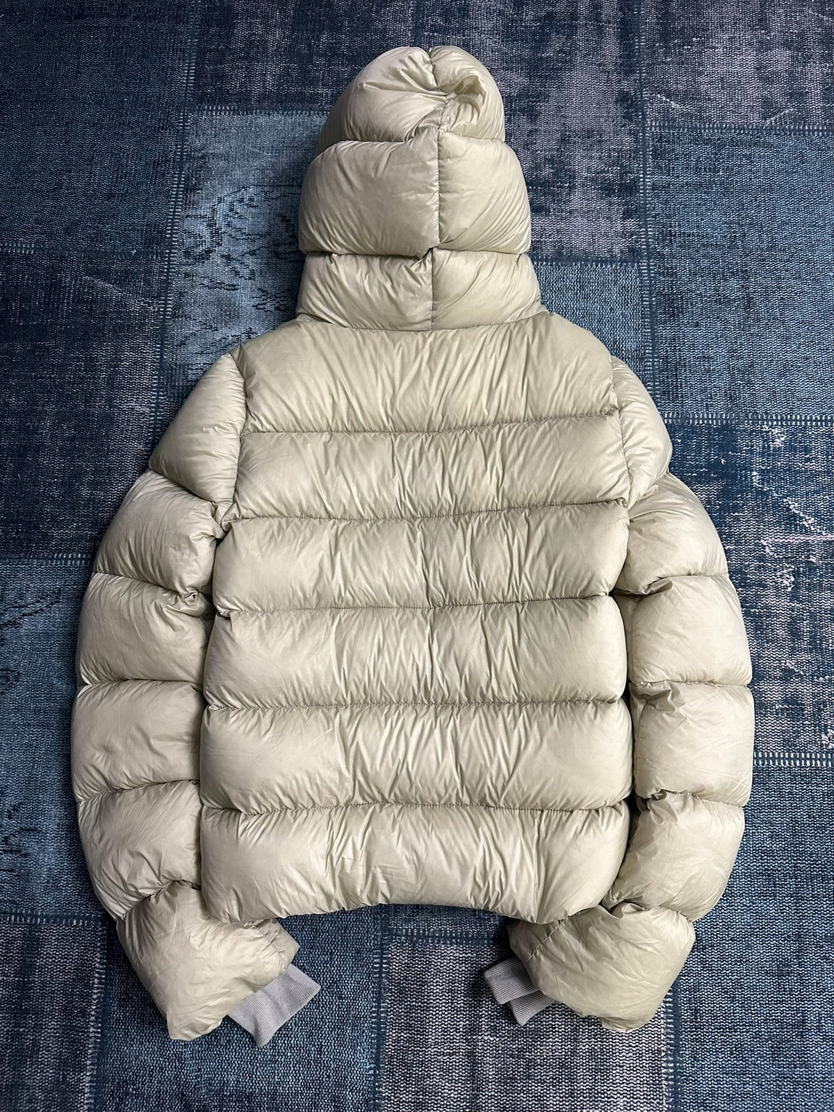 Rick Owens Shark Down Jacket Beige